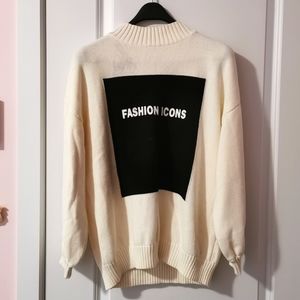 Icon knitted sweater